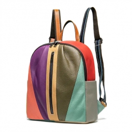 Marrant 7380 genuine leather design backpack wholesale mini travel waterproof patchwork backpack plain for woman backpack