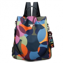 Oxford fabric anti-theft backpack women